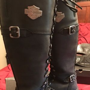 Women’s Leather Harley Davison Boots